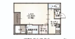 SK Universe　大牟田市大正町 103・203 1K